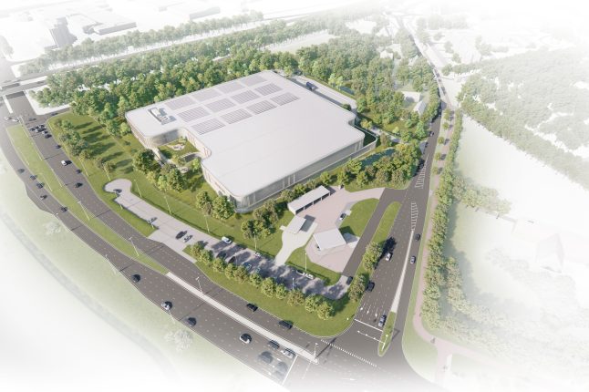 Impressie volgelvlucht bedrijfsontwikkeling Nerhoven Gilze